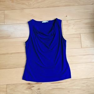 Calvin Klein Blue Sleeveless Blouse